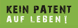 Logo Kein Patent auf Leben